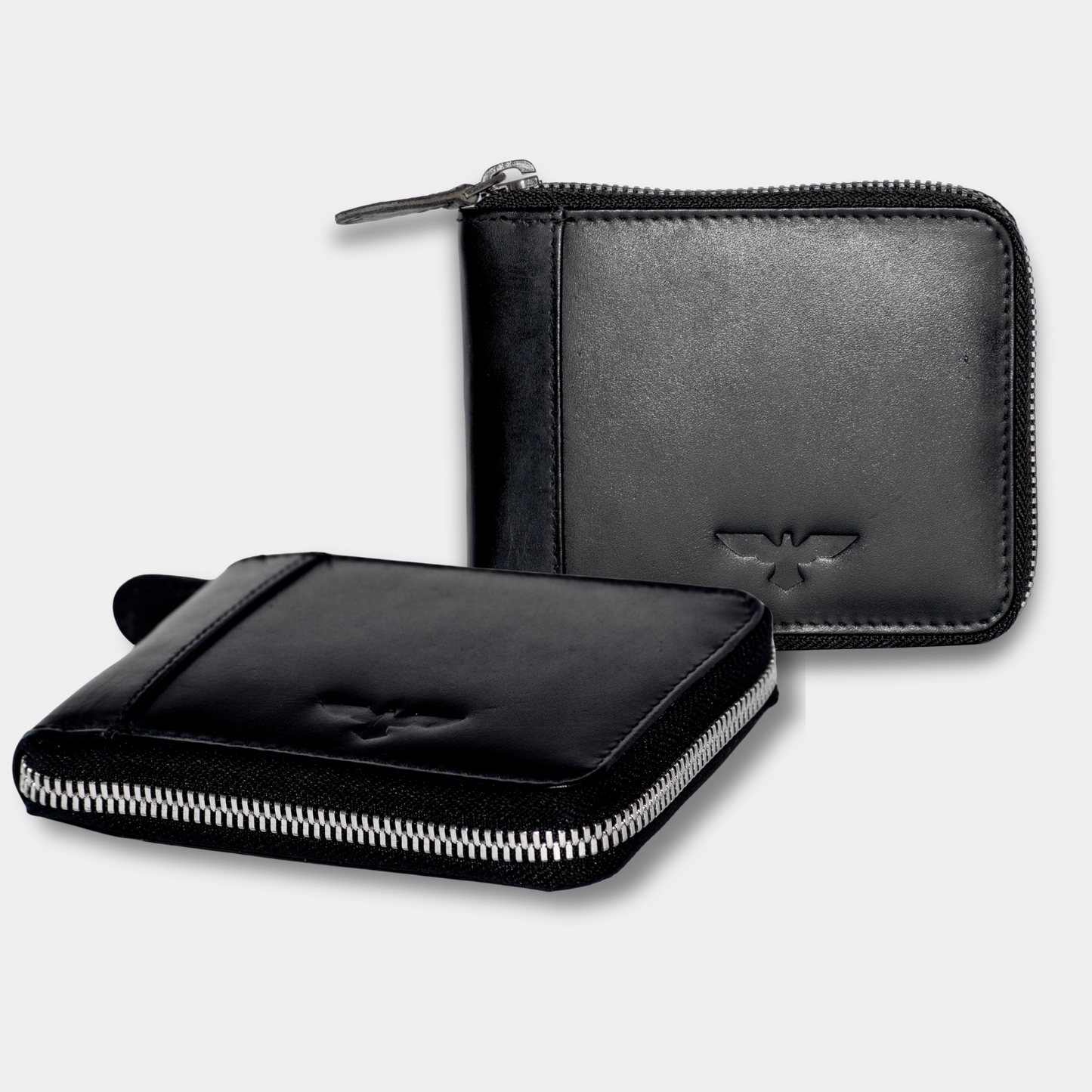 Zipper Wallet Black