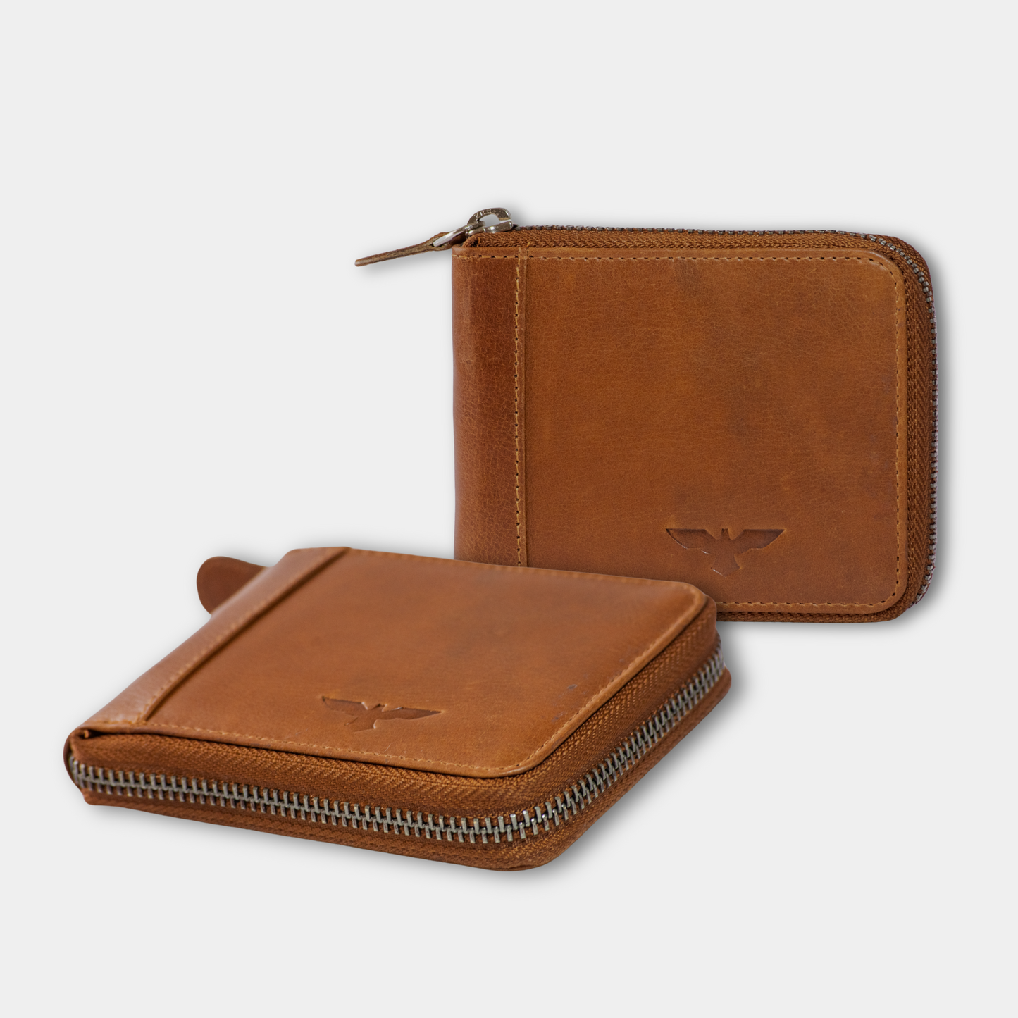 Zipper Wallet Camel