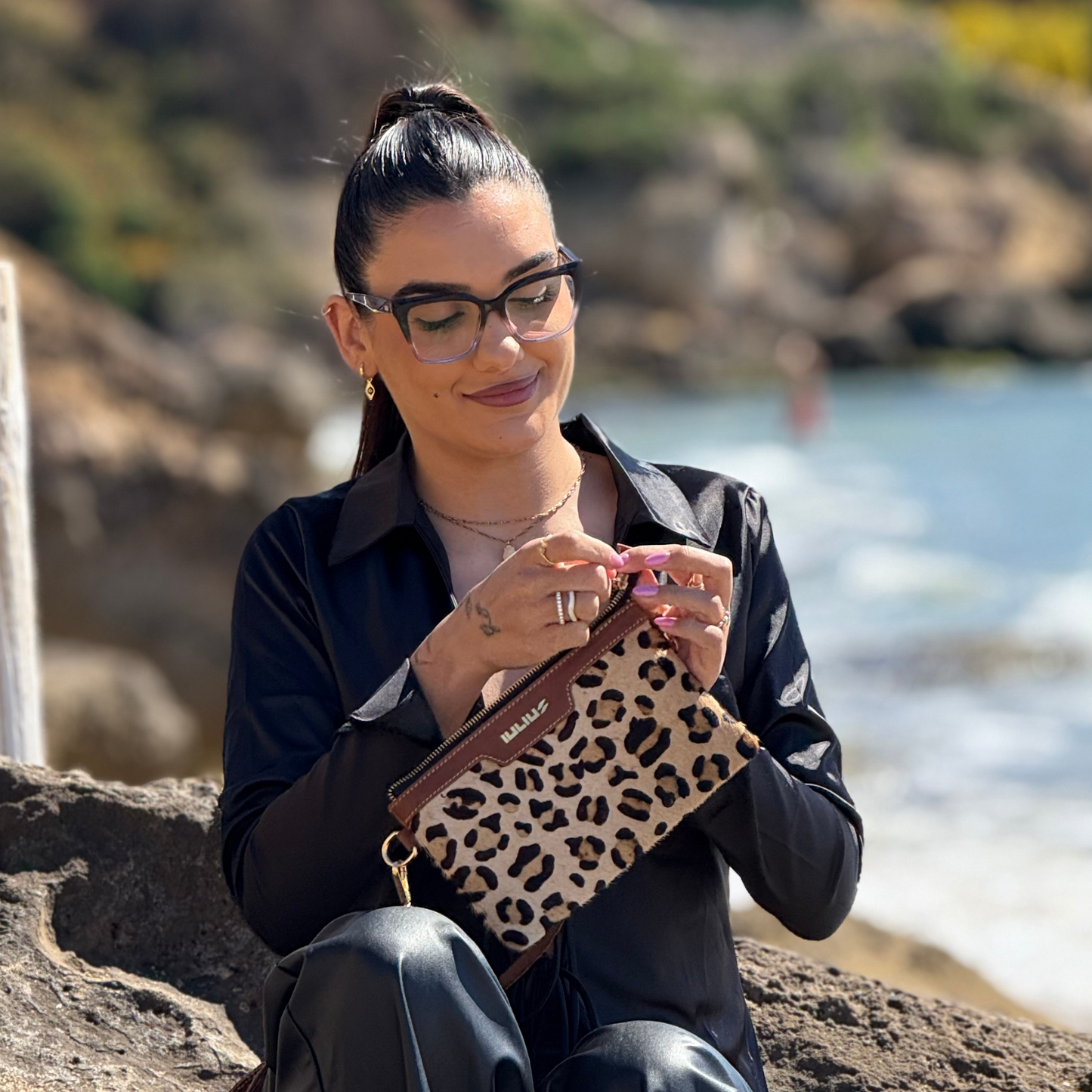 Leopard Purse – Piel Genuina