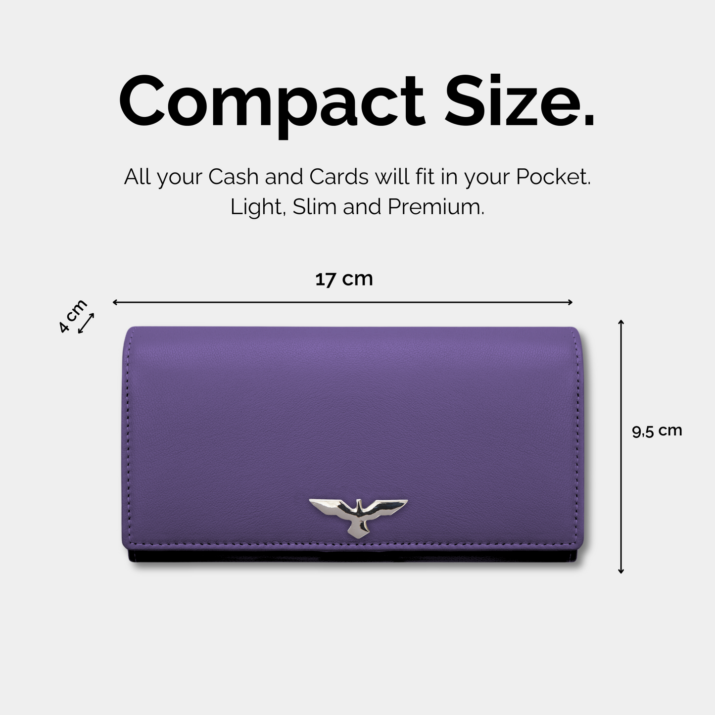 Cartera de Cuero para Mujer – Modelo Violette – IULIUS