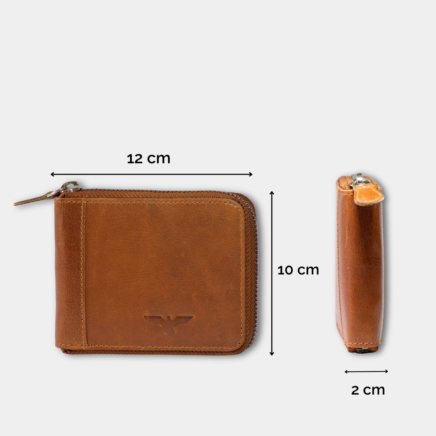Zipper Wallet Camel
