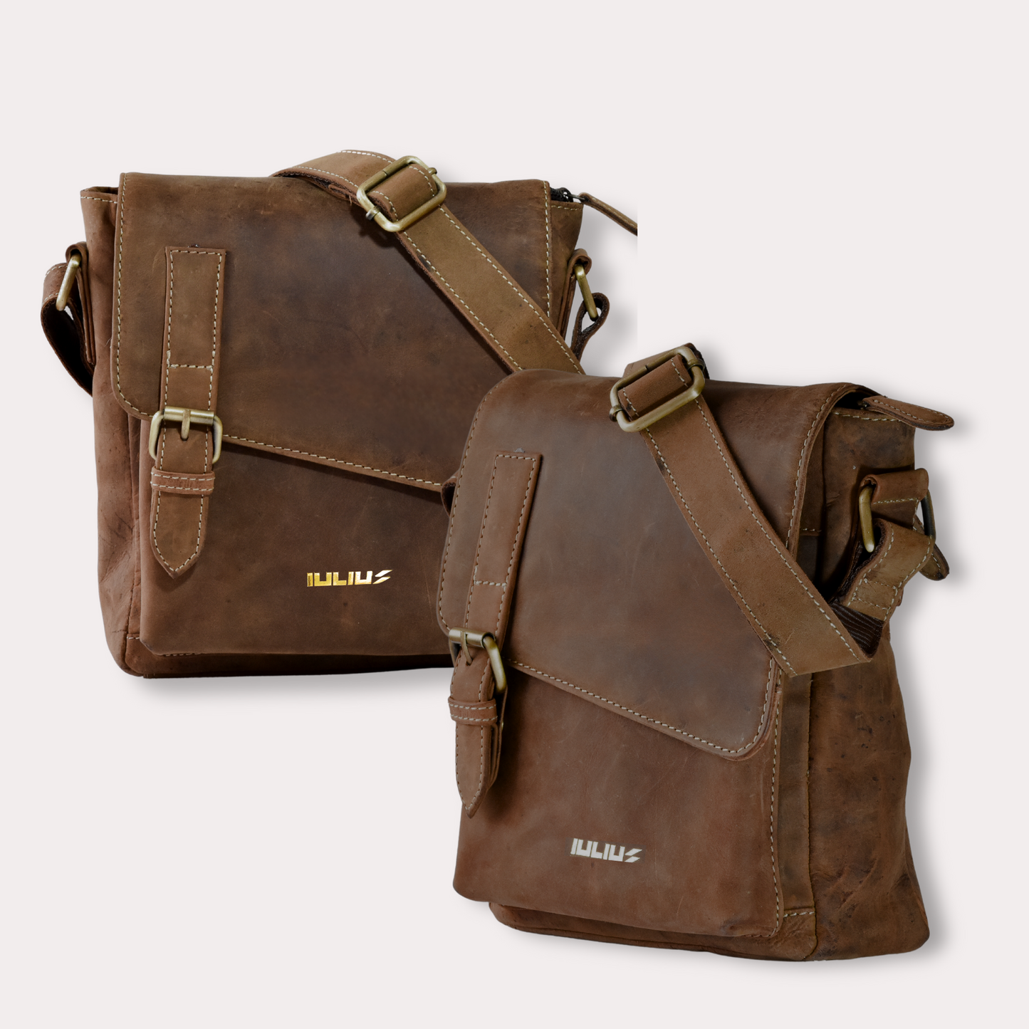 Bolso bandolera de cuero IULIUS