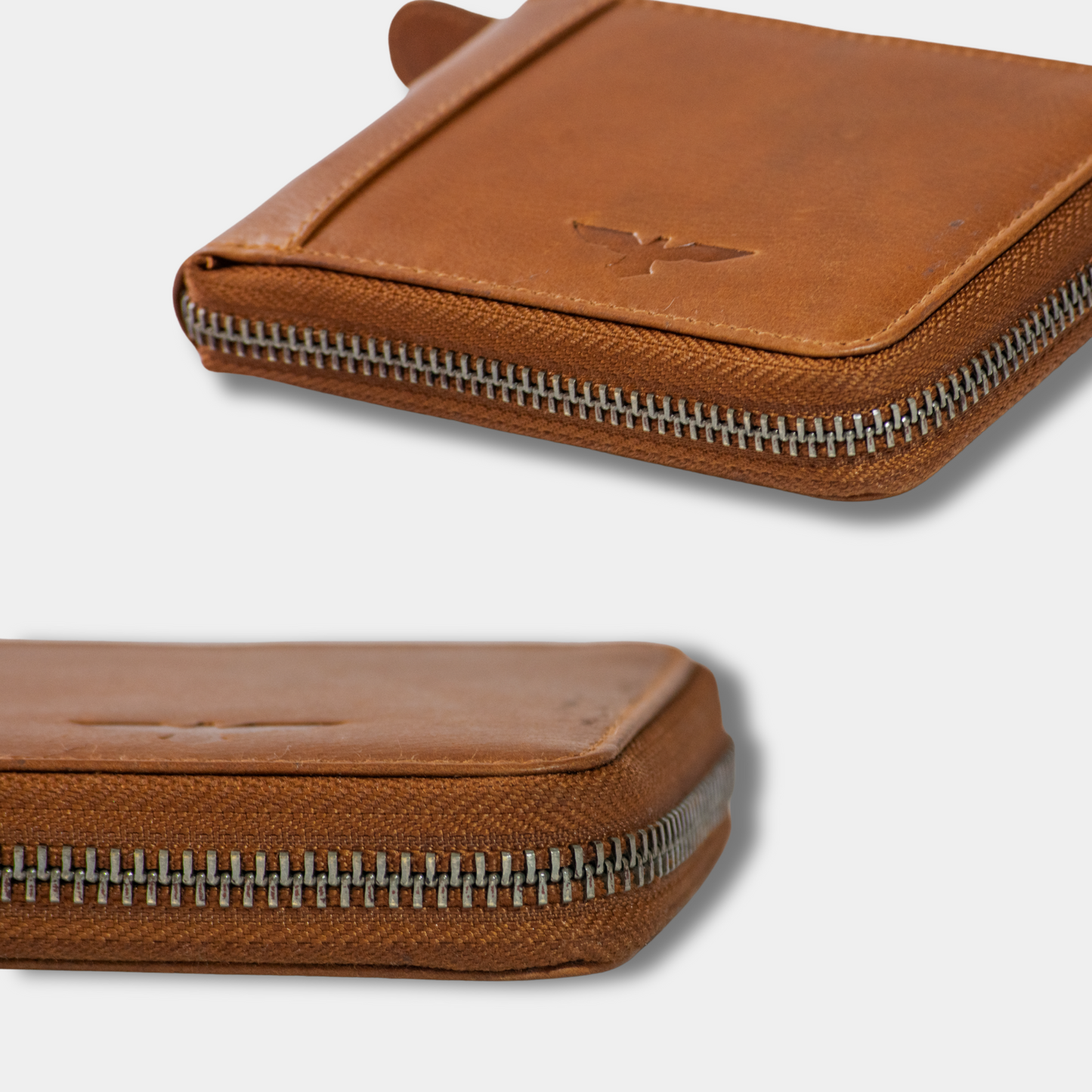 Zipper Wallet Camel