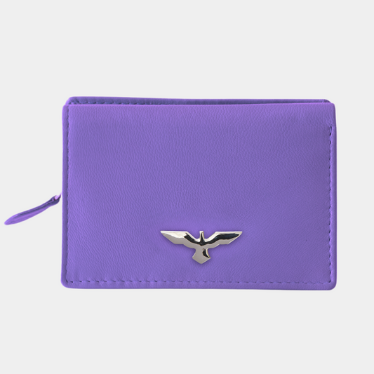 Cartera de Cuero Compacta para Mujer – Modelo Violette – IULIUS