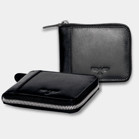 Zipper Wallet Black